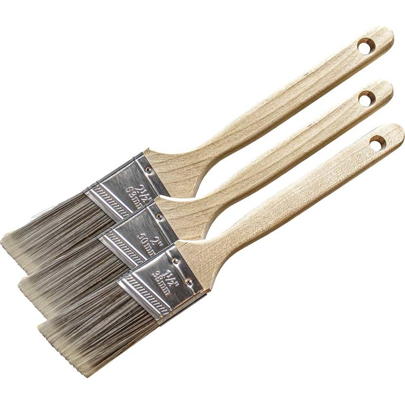 Faithfull Tradesman Synthetic Sash Brush Set, 3 Piece FAIPBTSASH3