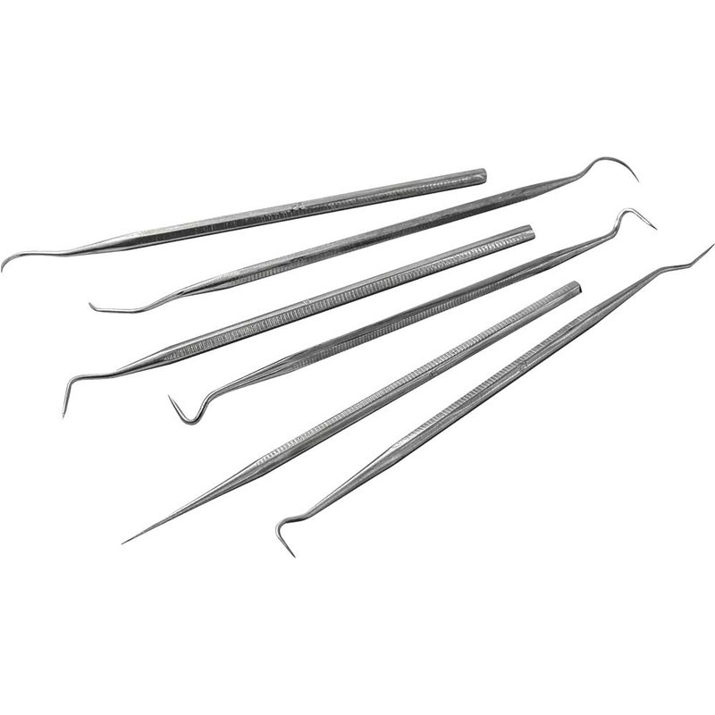 Faithfull Picks & Carvers Set 6 Piece Stainless Steel FAIPICKSET