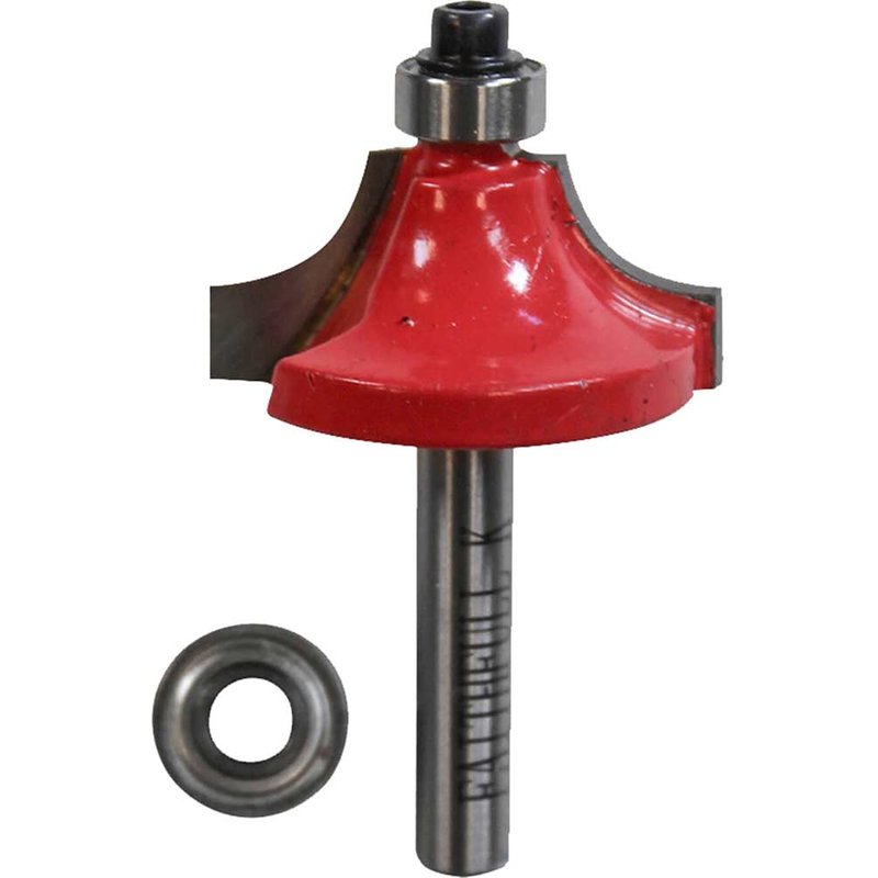 Faithfull Bearing Guided Rounding Over Ovolo Router Cutter 32mm 16mm 1/4"