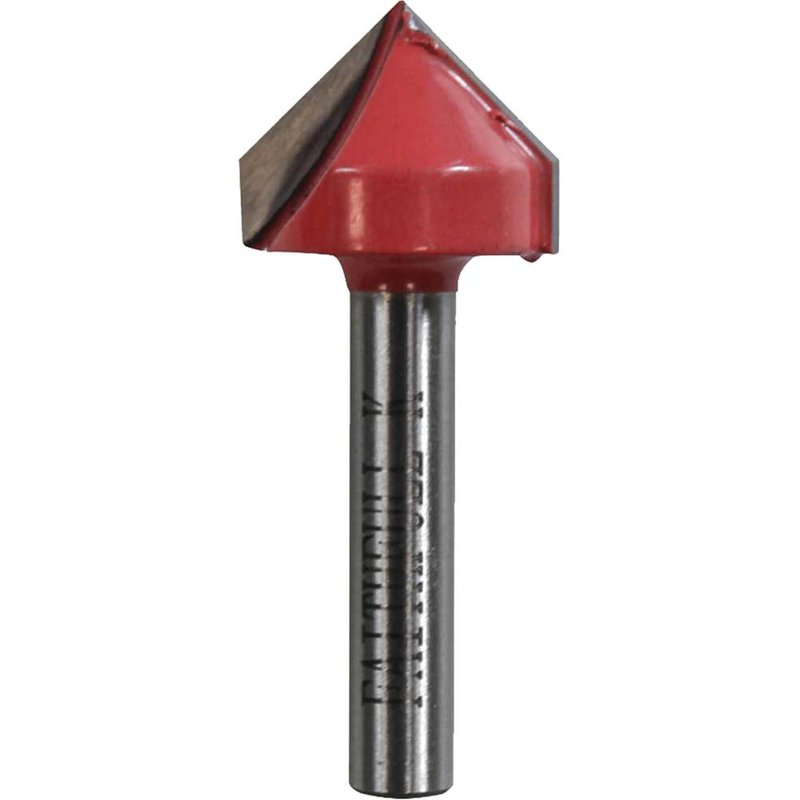 Faithfull Router Bit TCT V-Groove 13.0mm x 19.1mm 1/4in Shank FAIRB51