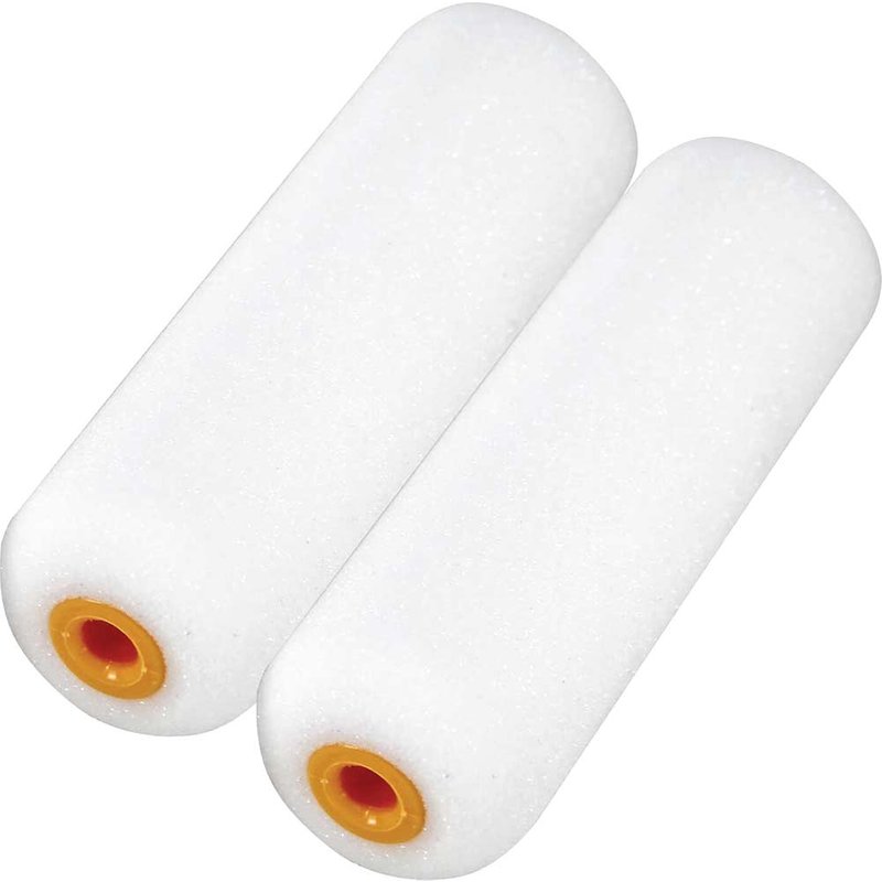 Faithfull Foam Mini Roller Refills 100mm (4in) Pack of 2 FAIRMINI2F