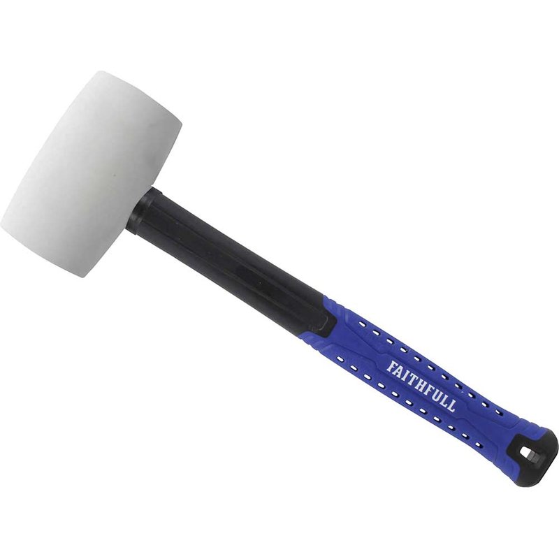 Faithfull White Fibreglass Mallet 24oz FAIRMWF24