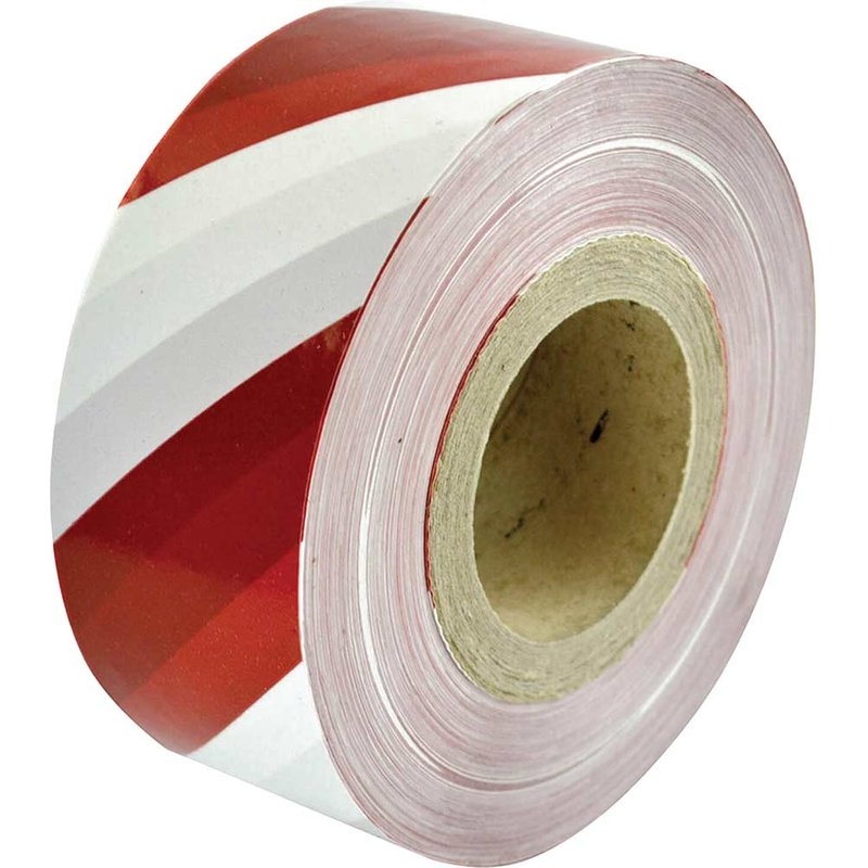 Faithfull Heavy-Duty Barrier Tape Red & White 70mm x 250m FAITAPEBARHD