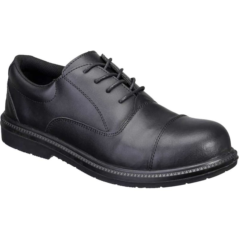 Portwest Steel Action Leather Executive S3 Safety Shoes Black Size 6