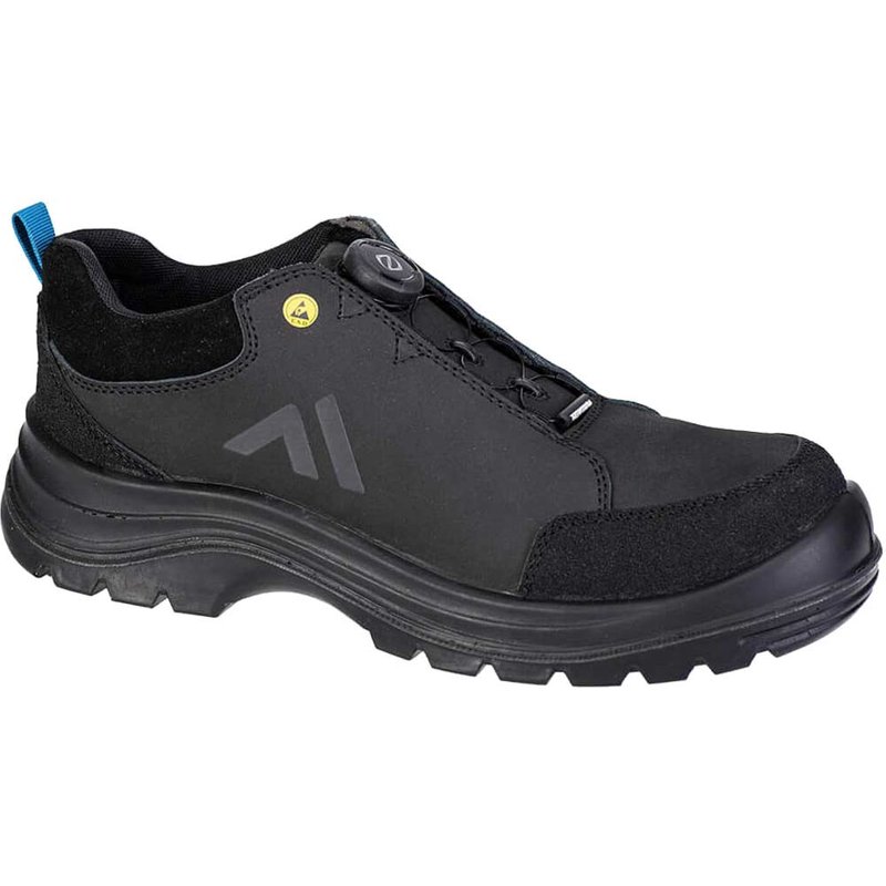 Portwest Ridge Composite Low ESD Safety Shoes Black / Blue Size 4