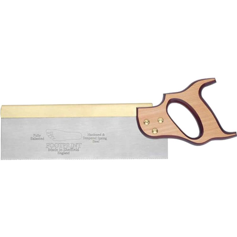 Footprint 256 Brass Back Tenon Saw 250mm (10in) 15 TPI 12455