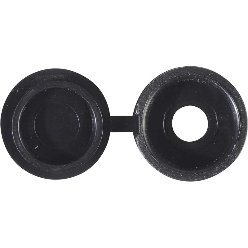 ForgeFix Universal Screw Cover Caps Black 10-12 Pack of 100