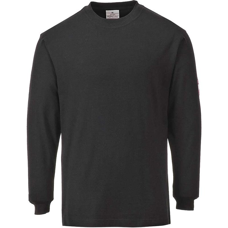 Modaflame Mens Flame Resistant Antistatic T Shirt Black XL