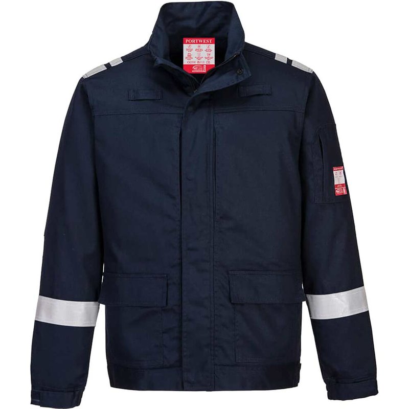 BizFlame Plus Lightweight Stretch Panelled Jacket Navy 2XL