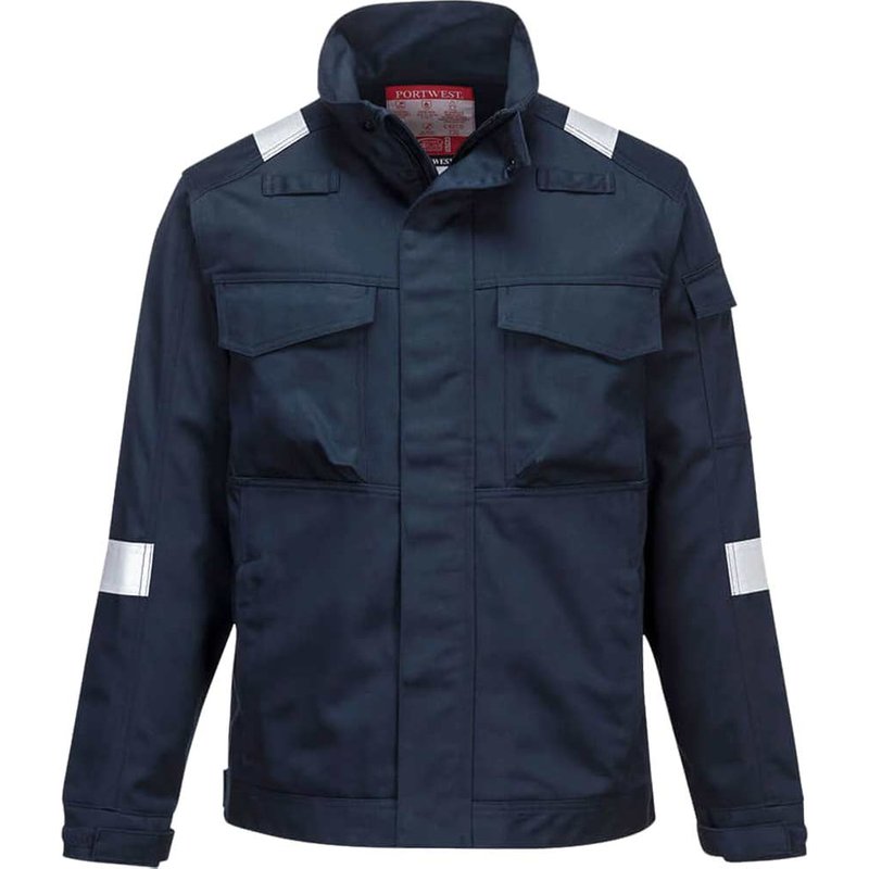 BizFlame Ultra Two Tone Flame Resistant Jacket Navy S