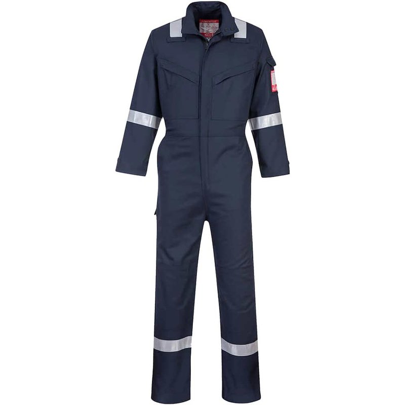 BizFlame Ultra Flame Resistant Coverall Navy XL