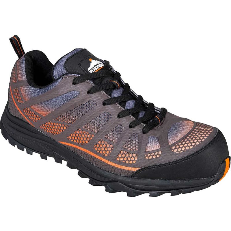Portwest Compositelite Low Cut Spey Trainers Orange / Black Size 13