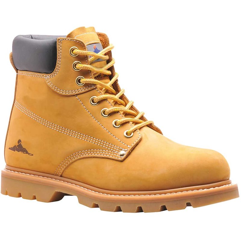 Portwest Steelite SB HRO Welted Safety Boots Honey Size 6