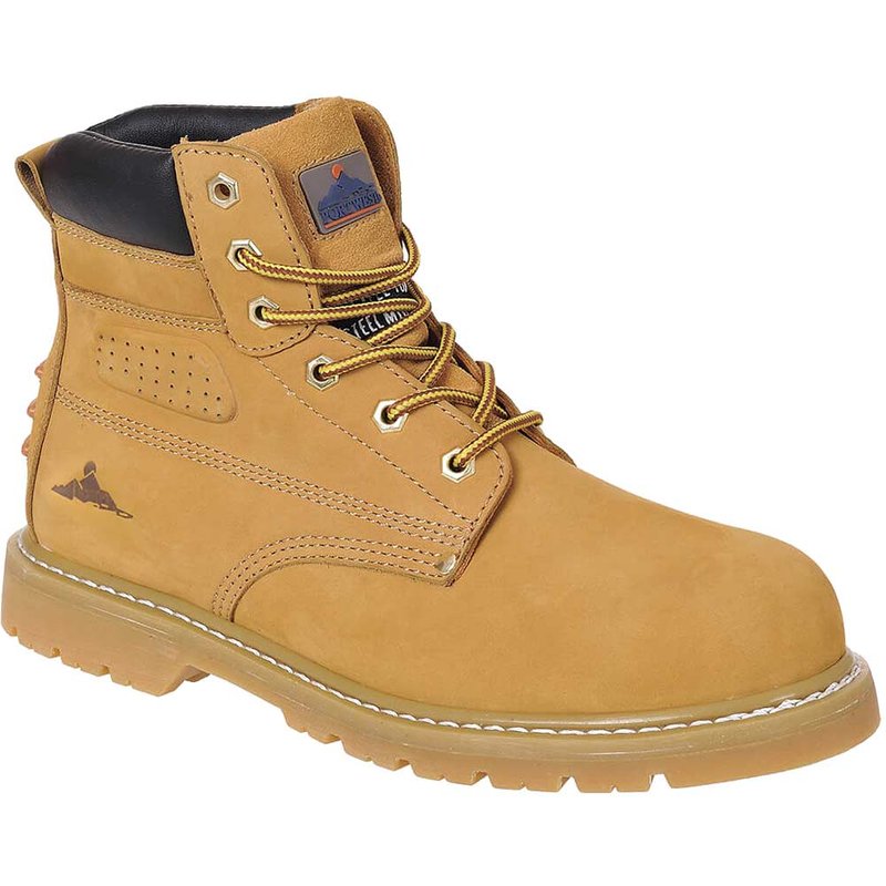 Portwest SBP Welted Safety Work Boots Honey Size 7