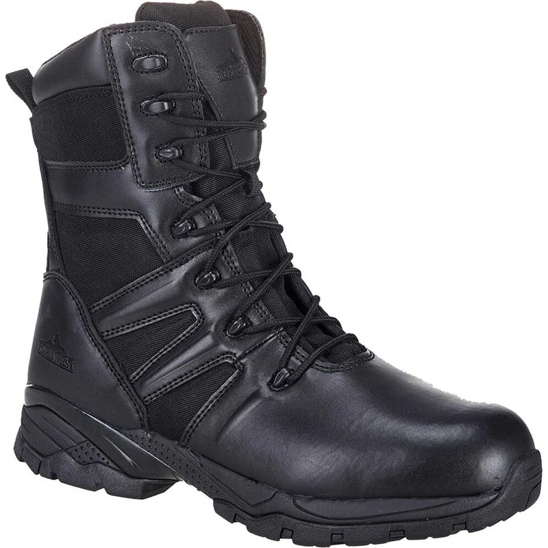 Portwest Steelite Taskforce Safety Boots Black Size 4