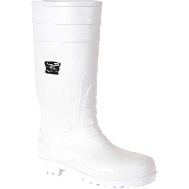 Portwest Food Industry Safety Wellington Boots White Size 6