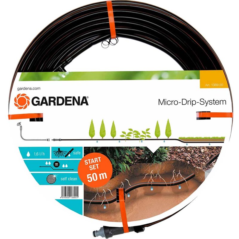 Gardena MICRO DRIP Below Ground Water Irrigation Starter Set 1/2" / 12.5mm 50m