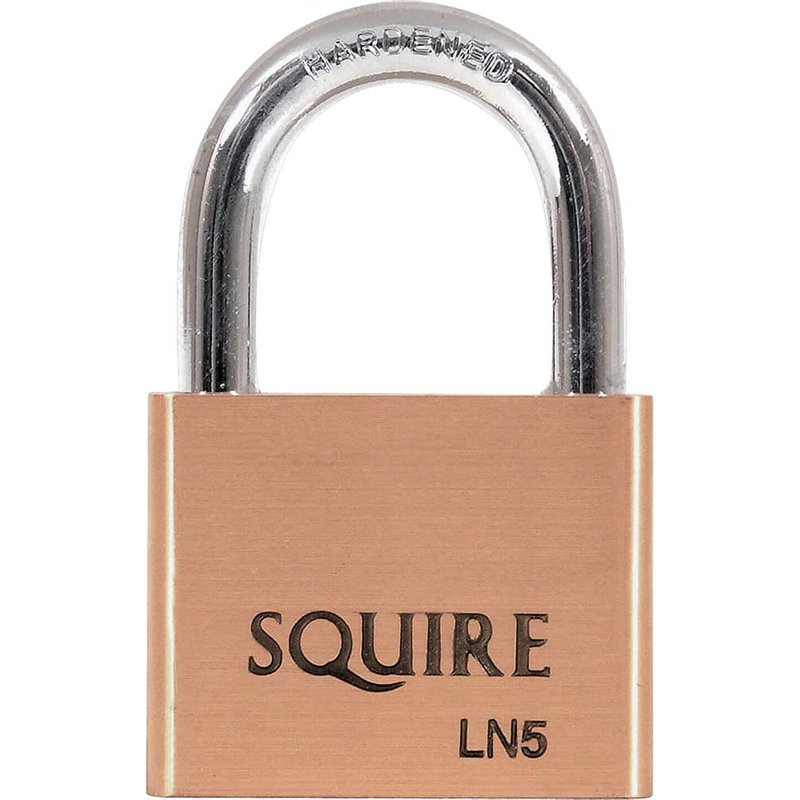 Squire Premium Brass Padlock 5 Pin 50mm LN5 LN5