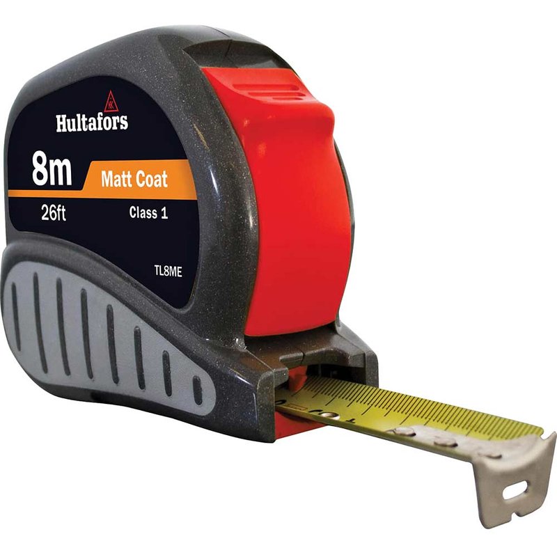 Hultafors TL Tri Lok Pocket Tape Measure Imperial & Metric 26ft / 8m 25mm