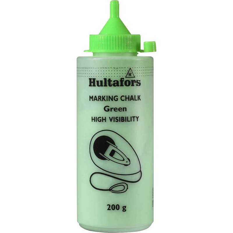 Hultafors High Visibility Chalk Line Powder Refill Green 200g