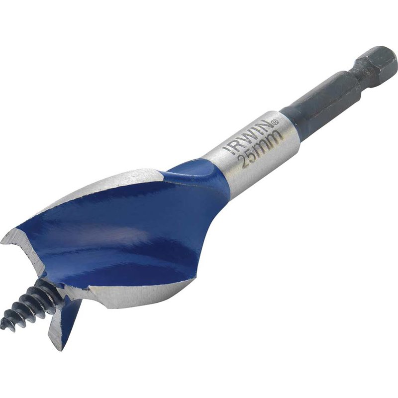 Irwin IRWIN® Blue Groove 6X Stubby Wood Bit 25 x 100mm 1921995