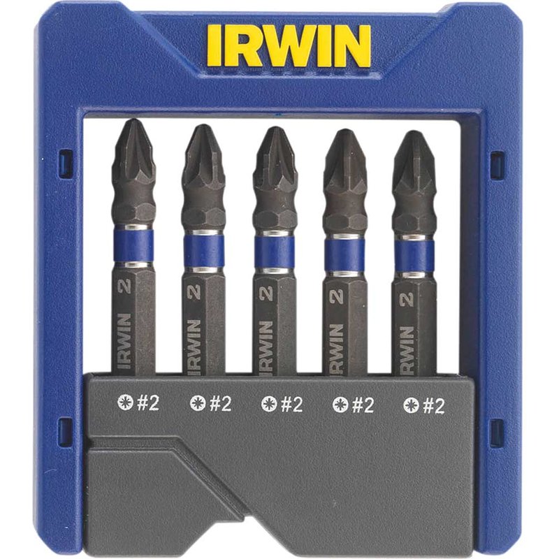 Irwin IRWIN® Pozidriv Impact Screwdriver Pocket Bit Set, 5 Piece 1923435