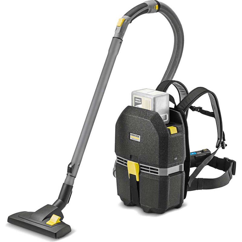 Karcher BVL 3/1 BP Professional 36v Cordless Backpack Vacuum Cleaner 1 x 7.5ah Li-ion Battery Charger