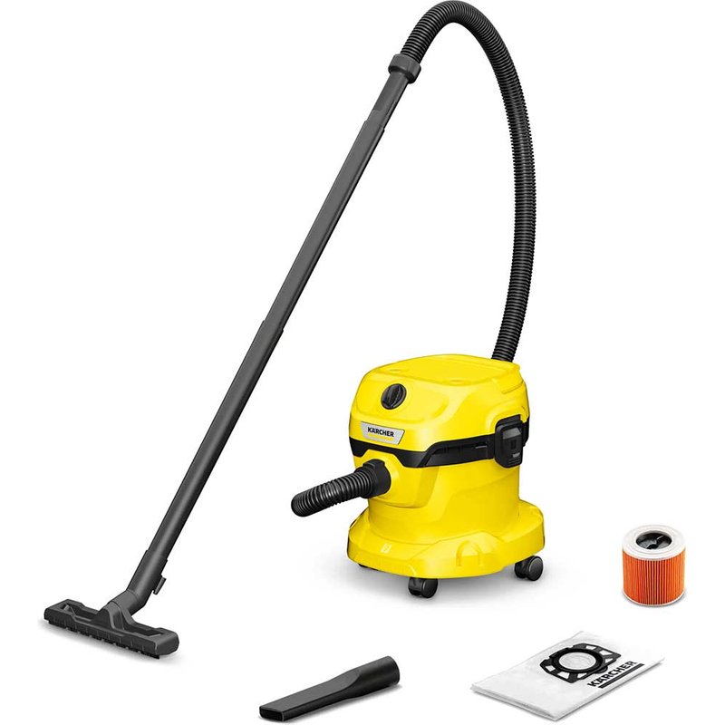 Karcher WD 2 Plus Wet & Dry Vacuum 1000W 240V 16280020