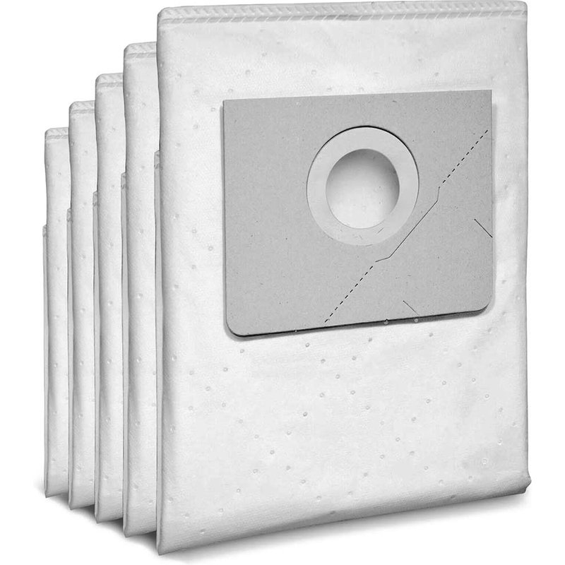 Karcher Fleece Filter Dust Bags for NT 20/1 Vacuum Cleaners Pack of 5