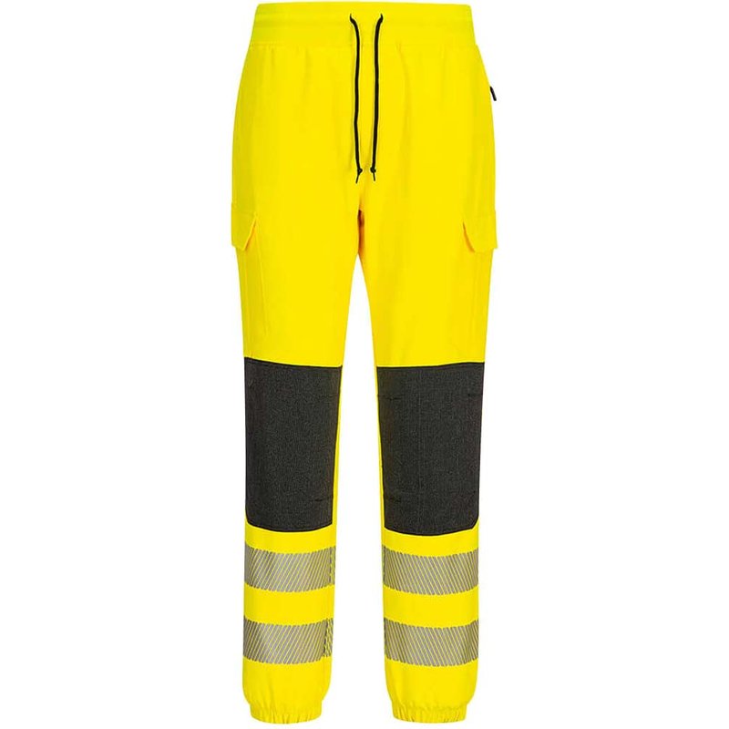 Portwest KX3 Flexi Class 2 Hi Vis Joggers Yellow / Black S 31"