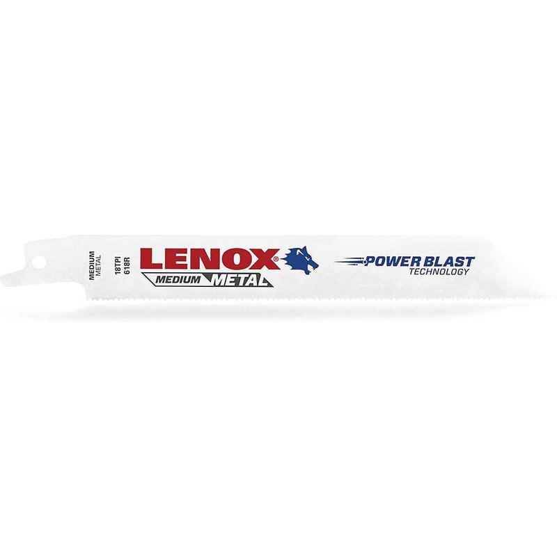 Lenox 18TPI Medium Metal Cutting Reciprocating Sabre Saw Blades 305mm Pack of 25