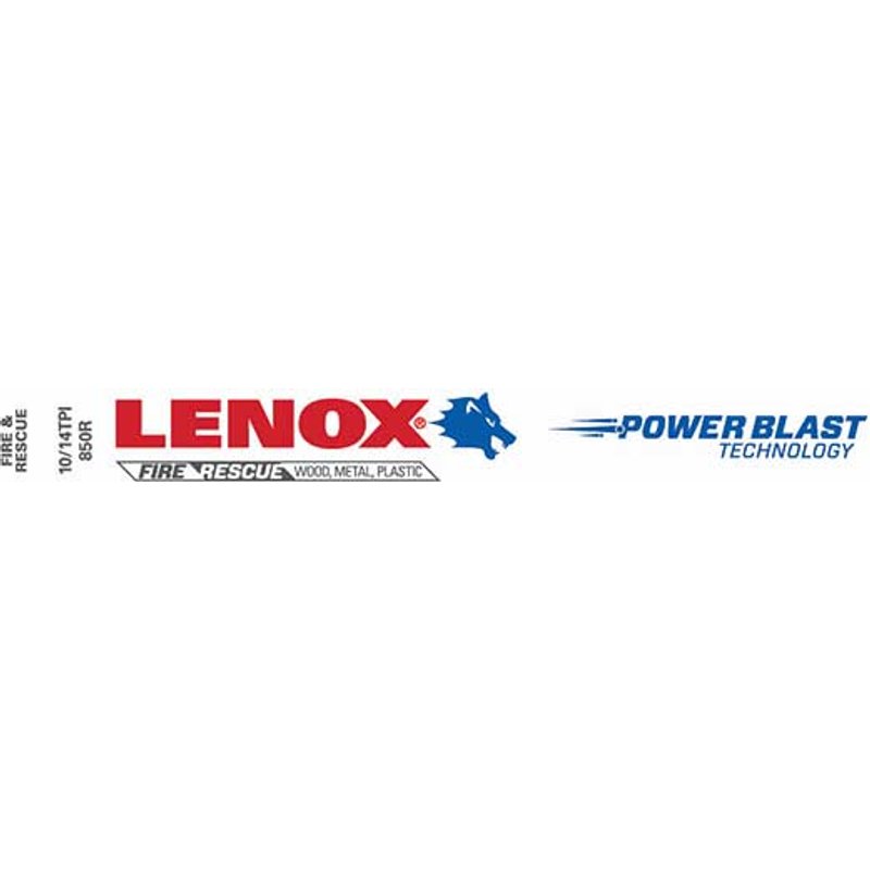 Lenox Fire & Rescue Reciprocating Saw Blades 203mm Pack of 5