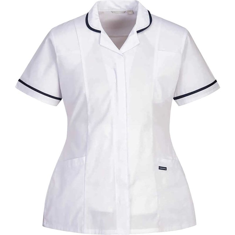 Portwest Womens Stretch Classic Healthcare Tunic White XS