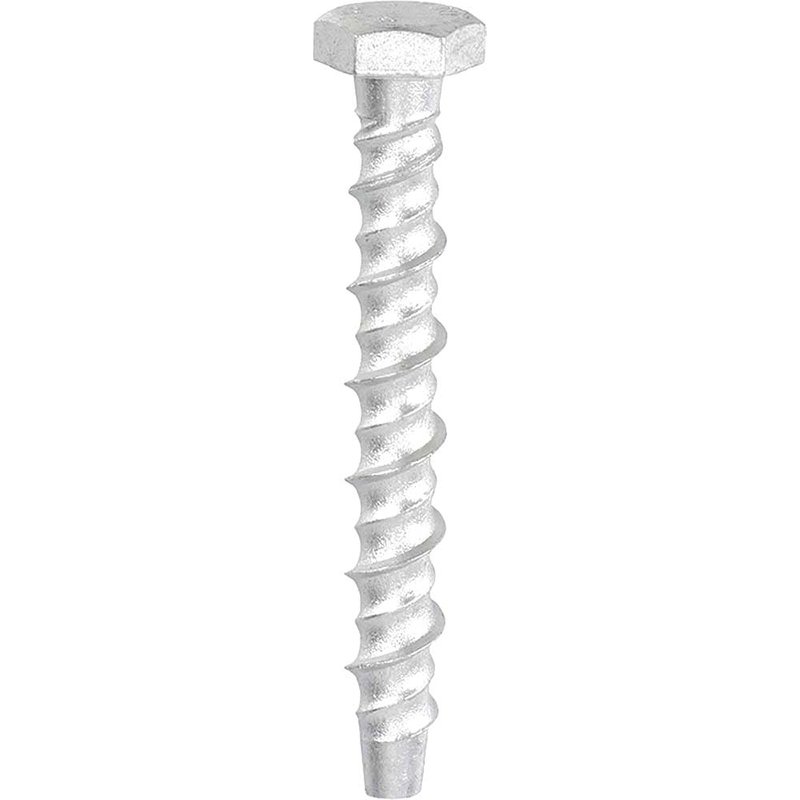 Multi Fix Bolt Hex Head Concrete Screws 10mm 100mm Pack of 12