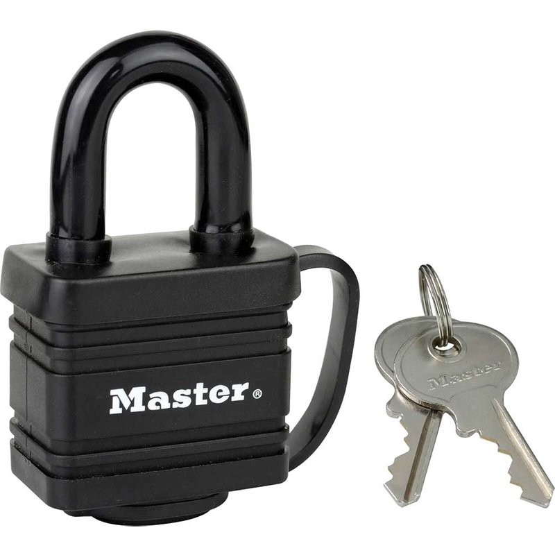 Master Lock Weather Tough® Black Finish 40mm Padlock 7804EURD