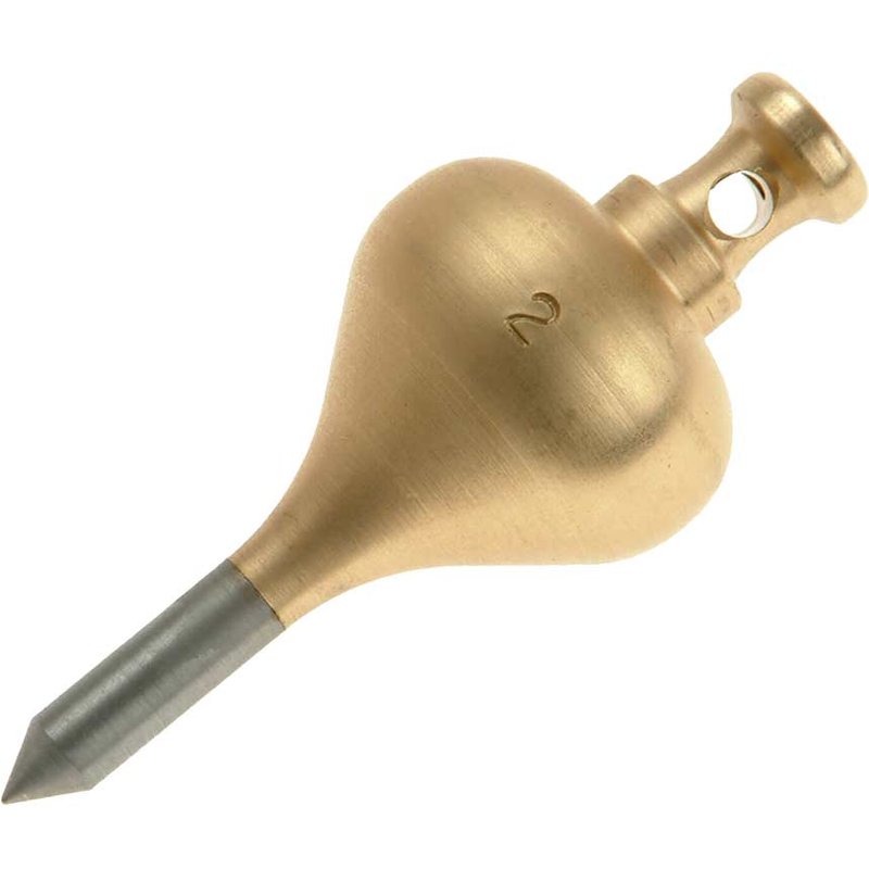 Monument 249D Brass Plumb Bob 128g (4.1/2oz) Size 2 249D