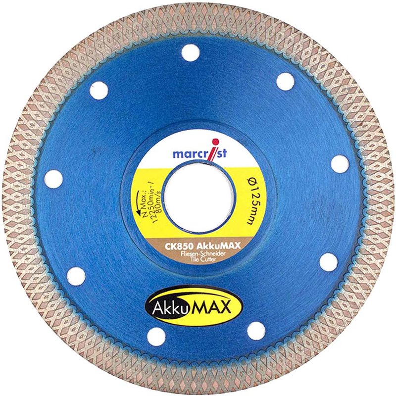 Marcrist CK850 Turbo Extreme Speed Tile Saw Diamond Cutting Blade 230mm