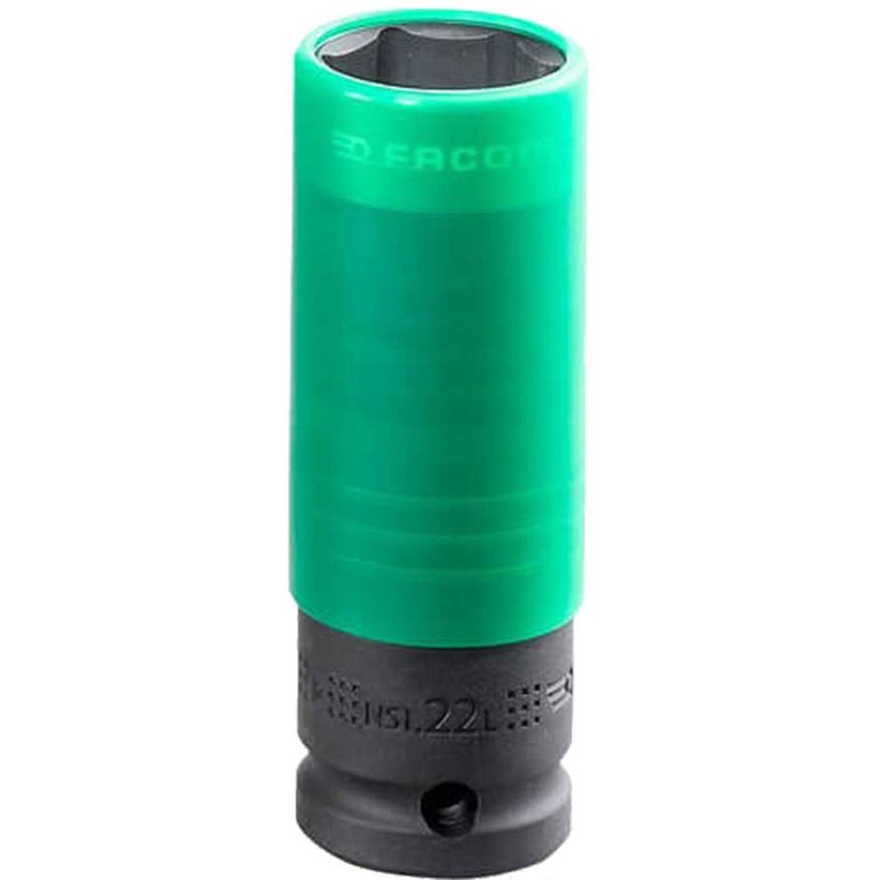 Facom 1/2" Drive Reinforced Impact Socket for Alloy Wheels Metric 1/2" 22mm