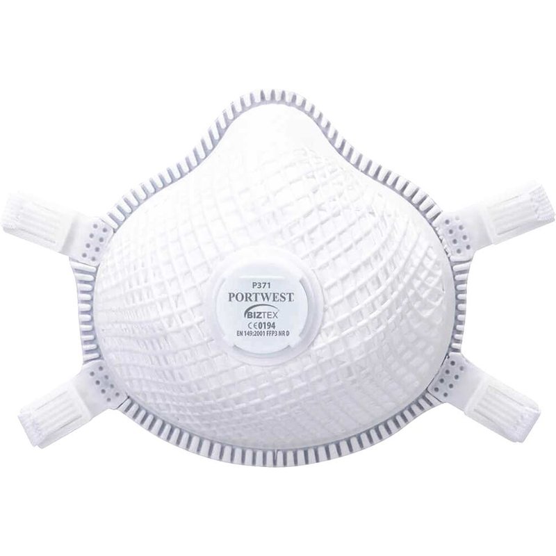 Portwest Ergonet FFP3 Valved Dolomite Dust Mask Pack of 5