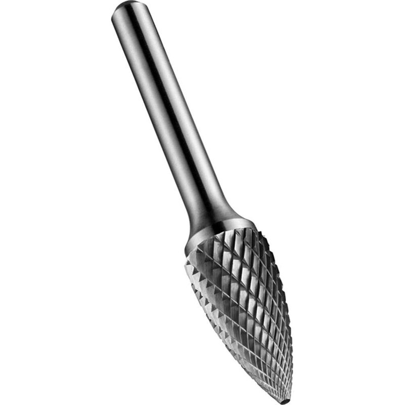 Dormer Solid Carbide Bright Rotary Burr Pointed Tree 12.7 x 6mm P81312.7X6.0