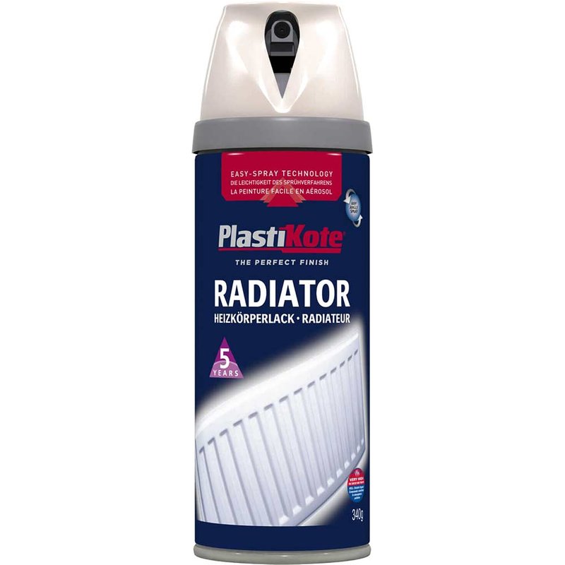 PlastiKote Twist & Spray Radiator Magnolia 400ml 026101