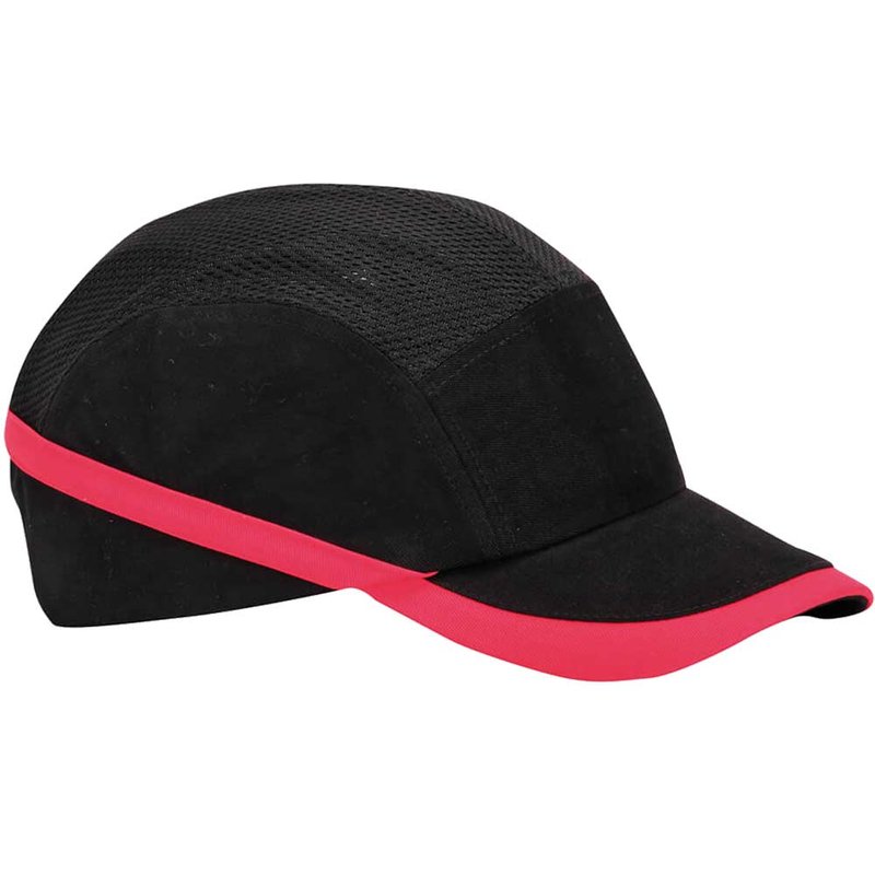 Portwest Vent Cool Bump Cap Black / Red One Size