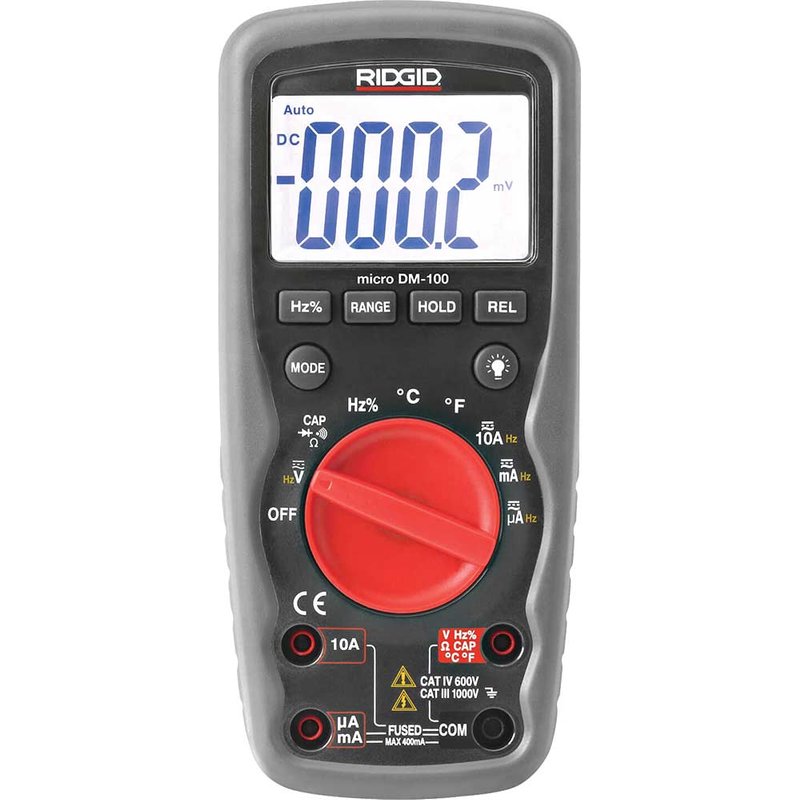 Ridgid DM-100 Micro Digital Multimeter 37423 37423