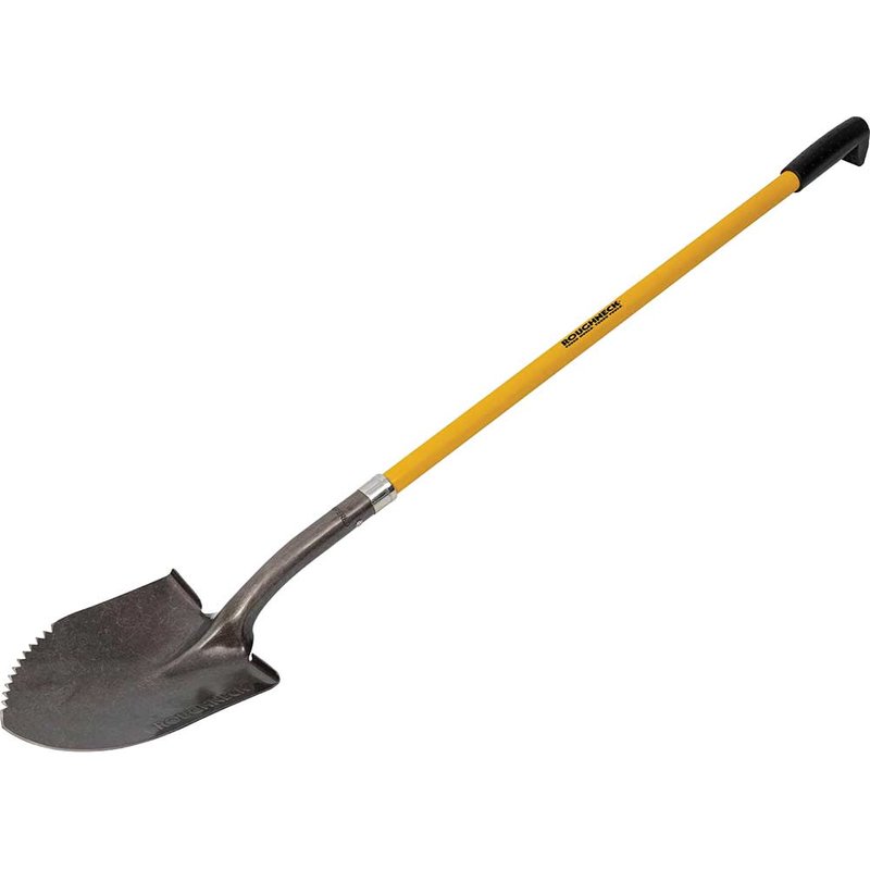 Roughneck Long Handled Sharp-Edge Shovel - Round 1460mm (57.1/2in) 68-044