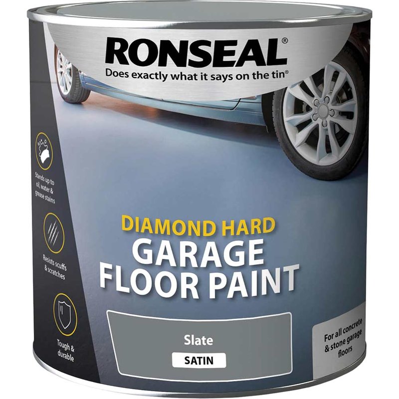 Ronseal Diamond Hard Garage Floor Paint Slate 2.5 litre 35761