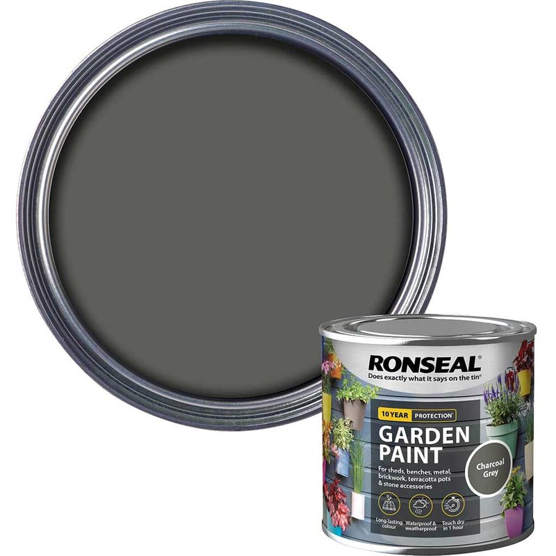 Ronseal General Purpose Garden Paint Charcoal 250ml