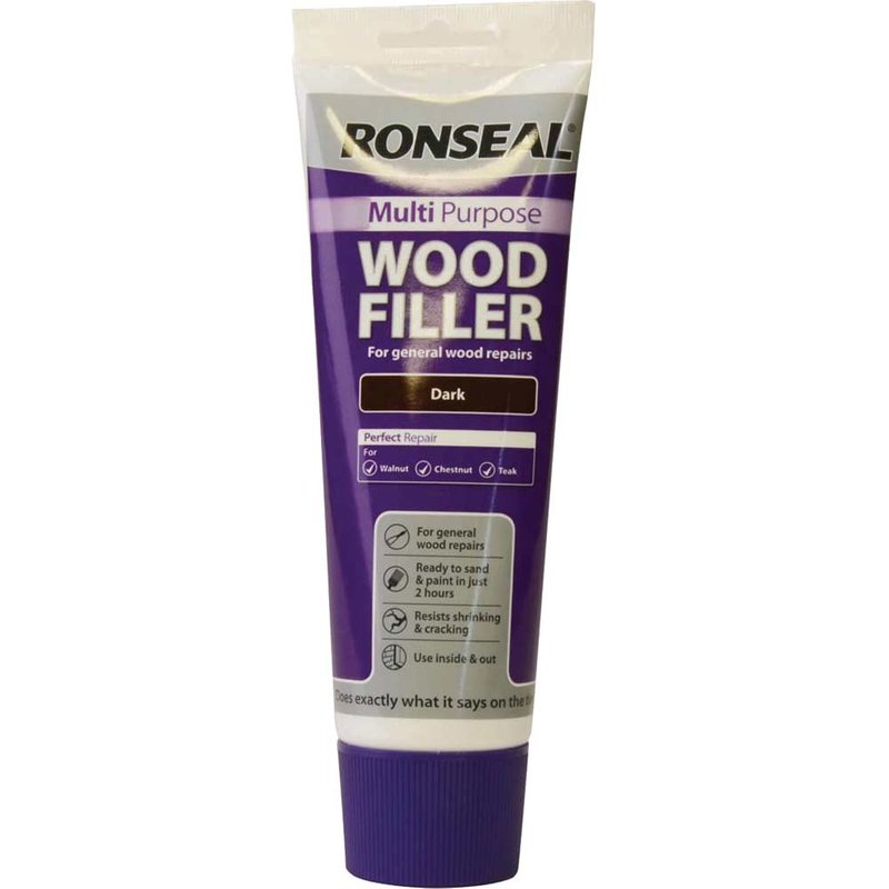 Ronseal Multi Purpose Wood Filler Tube Dark 325g 34743