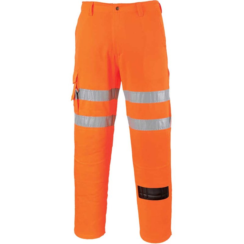 Portwest Rail Combat Trousers Orange 2XL 33"