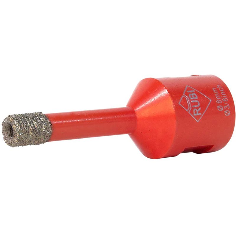 Rubi Dry Cut Diamond Tile Drill Bit for Angle Grinders 8mm