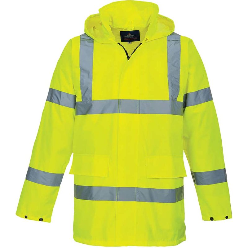 Oxford Weave 150D Class 3 Lite Hi Vis Traffiic Jacket Yellow XL